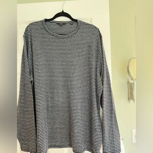 Vince men’s XXL long sleeve stripe shirt EUC